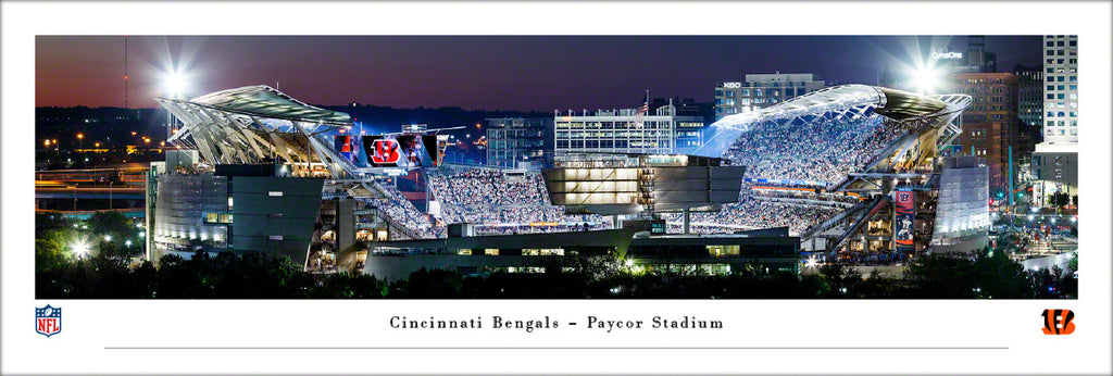 Cincinnati Bengals Panoramic Picture - Paycor Stadium NFL Fan Cave