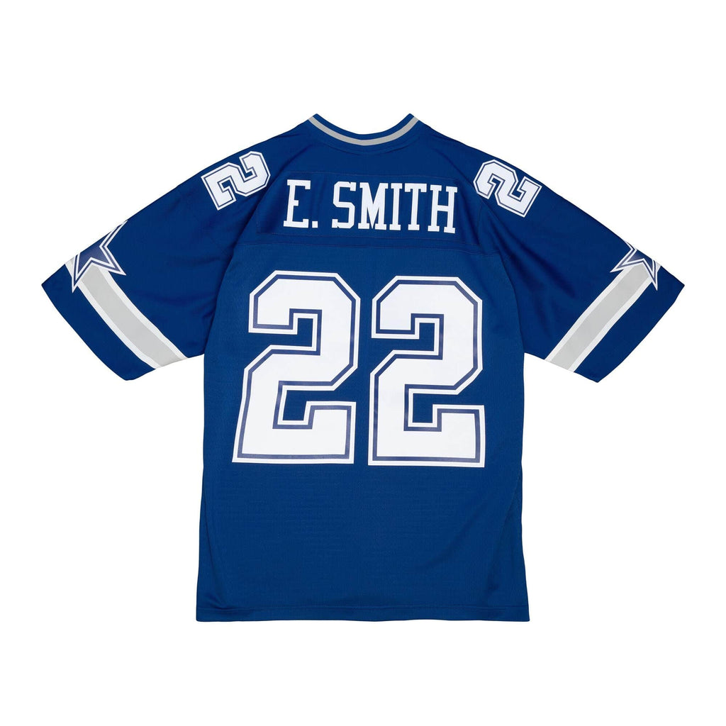 Unsigned Custom Sewn Stitched EMMITT SMITH Dallas Cowboys Navy Bl