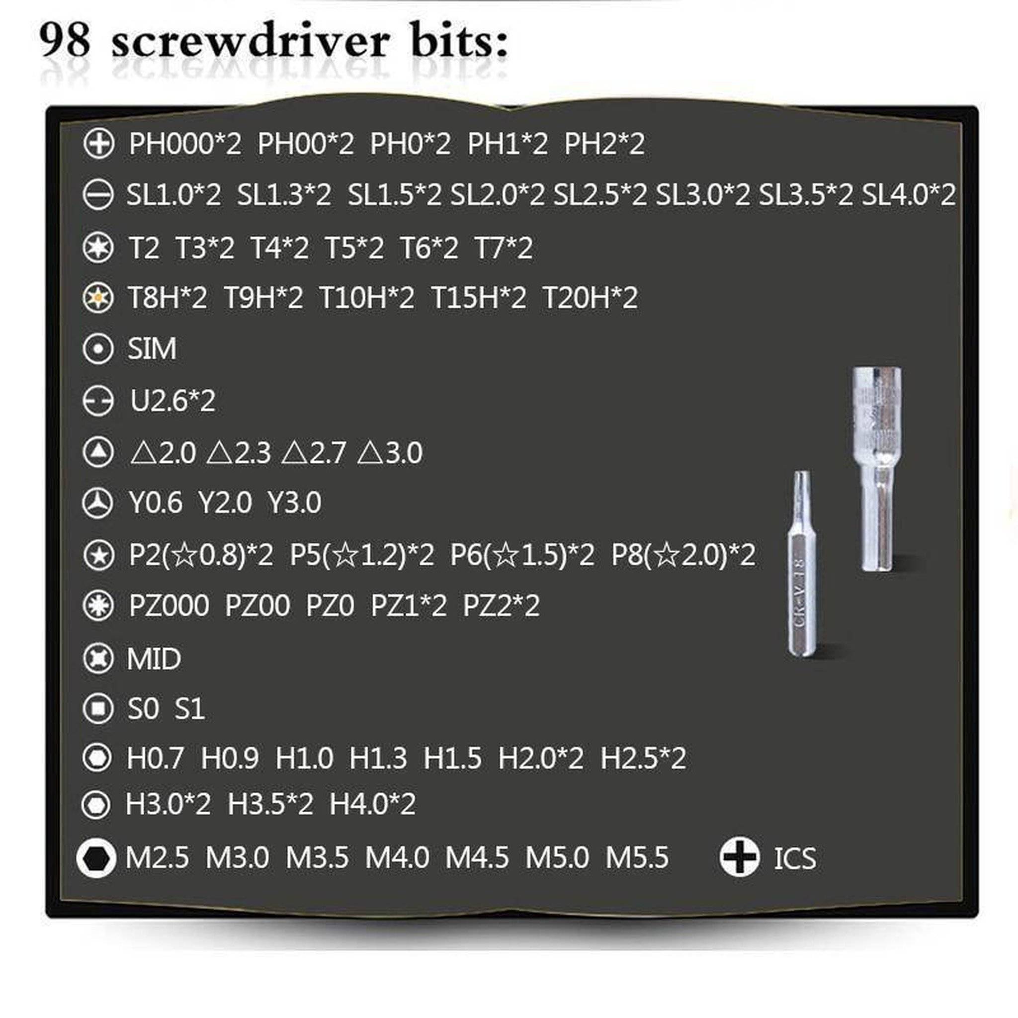 112 in 1 Screwdriver Set For Computers / Phones for $33.99