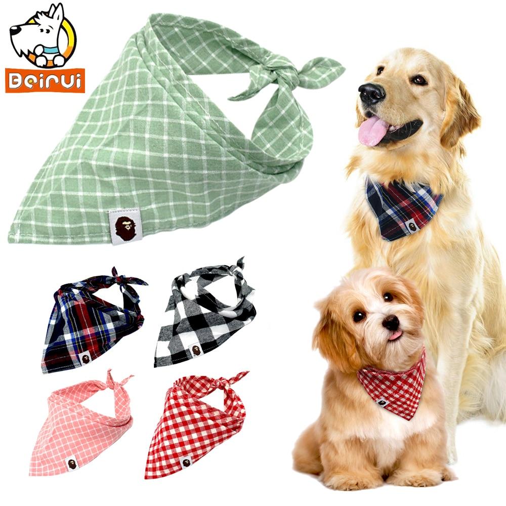 dog plaid scarf