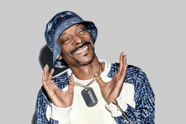 Snoop Dogg if he had a DawgTag 