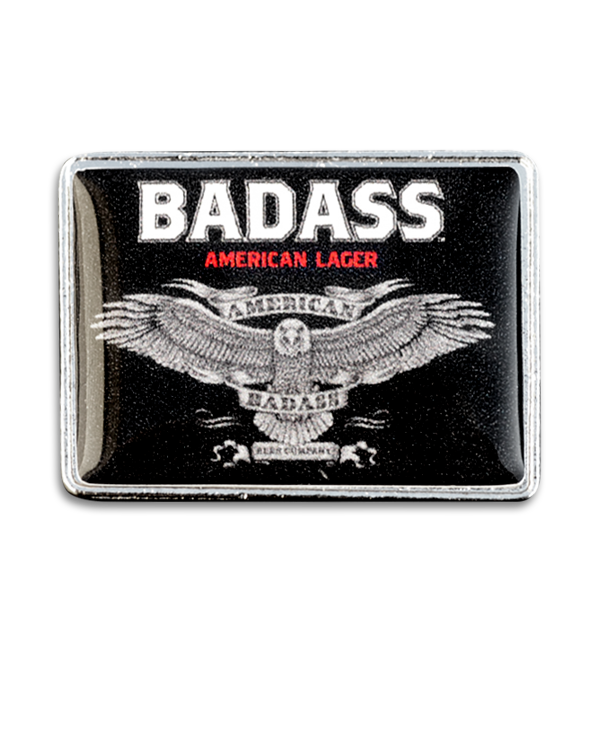 Badass Pin Made In Detroit