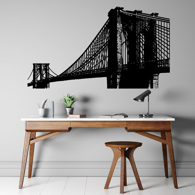 Brooklyn Bridge New York Nyc Vinyl Wall Decal Sticker 149 Stickerbrand