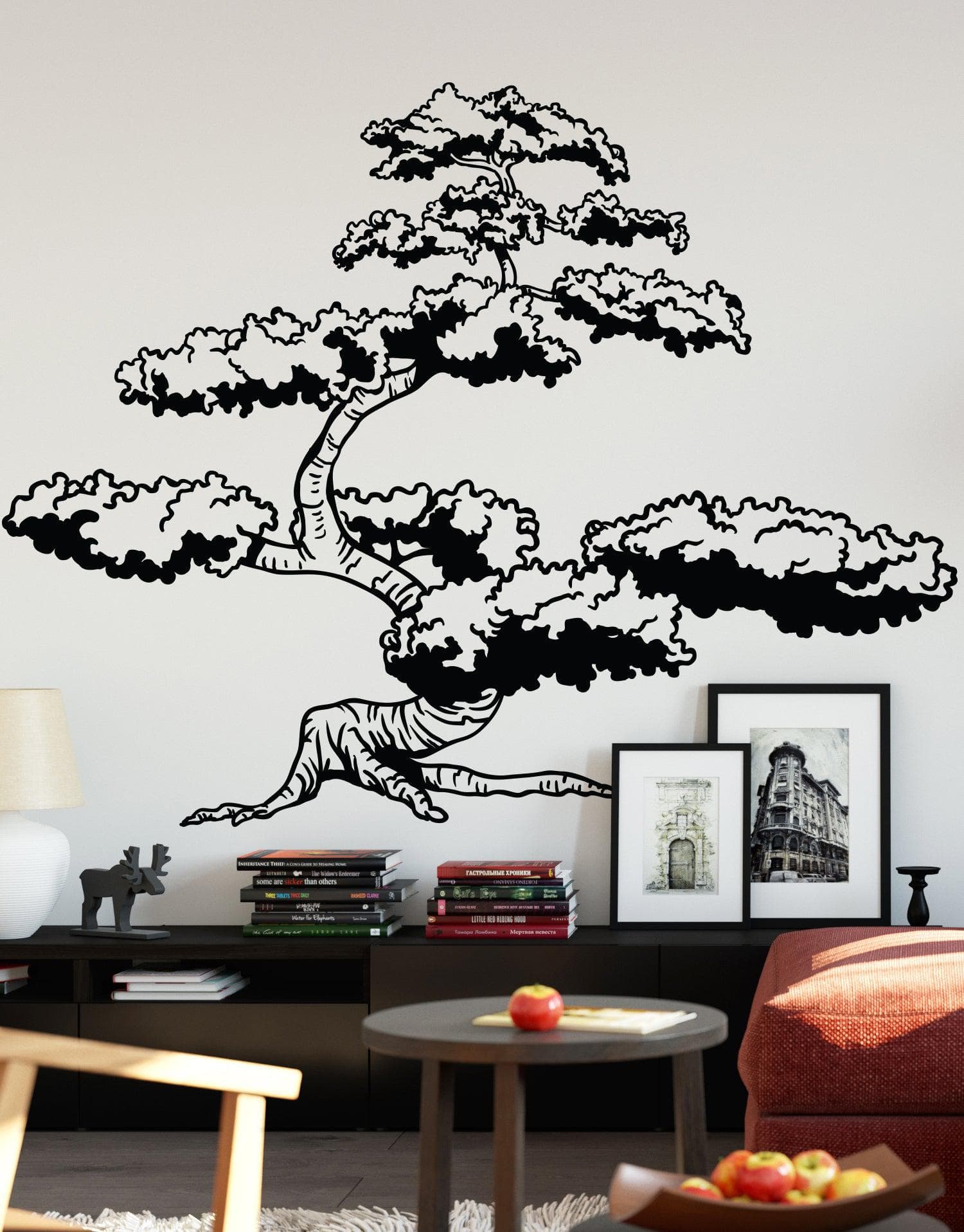 japanese bonsai tree drawing