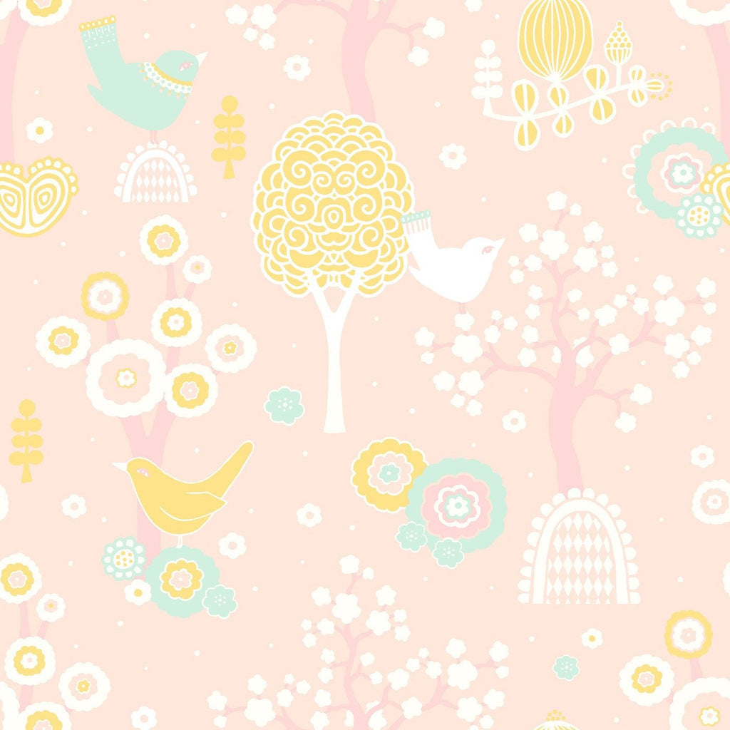 Majvillan Wallpaper | Cherry Valley in Pink