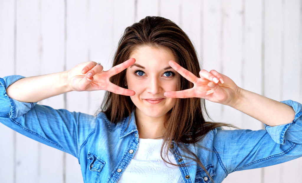 woman  smiling