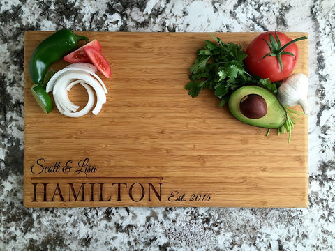 personalized cutting board closing gift
