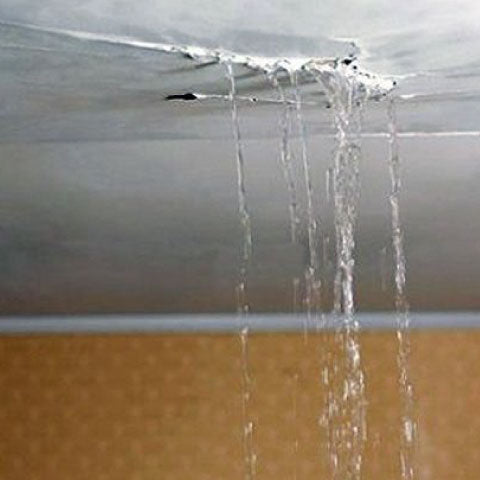 leaking air conditioner ceiling