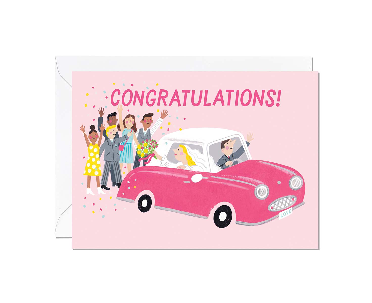 Wedding Congratulations Card – The Letter Arty