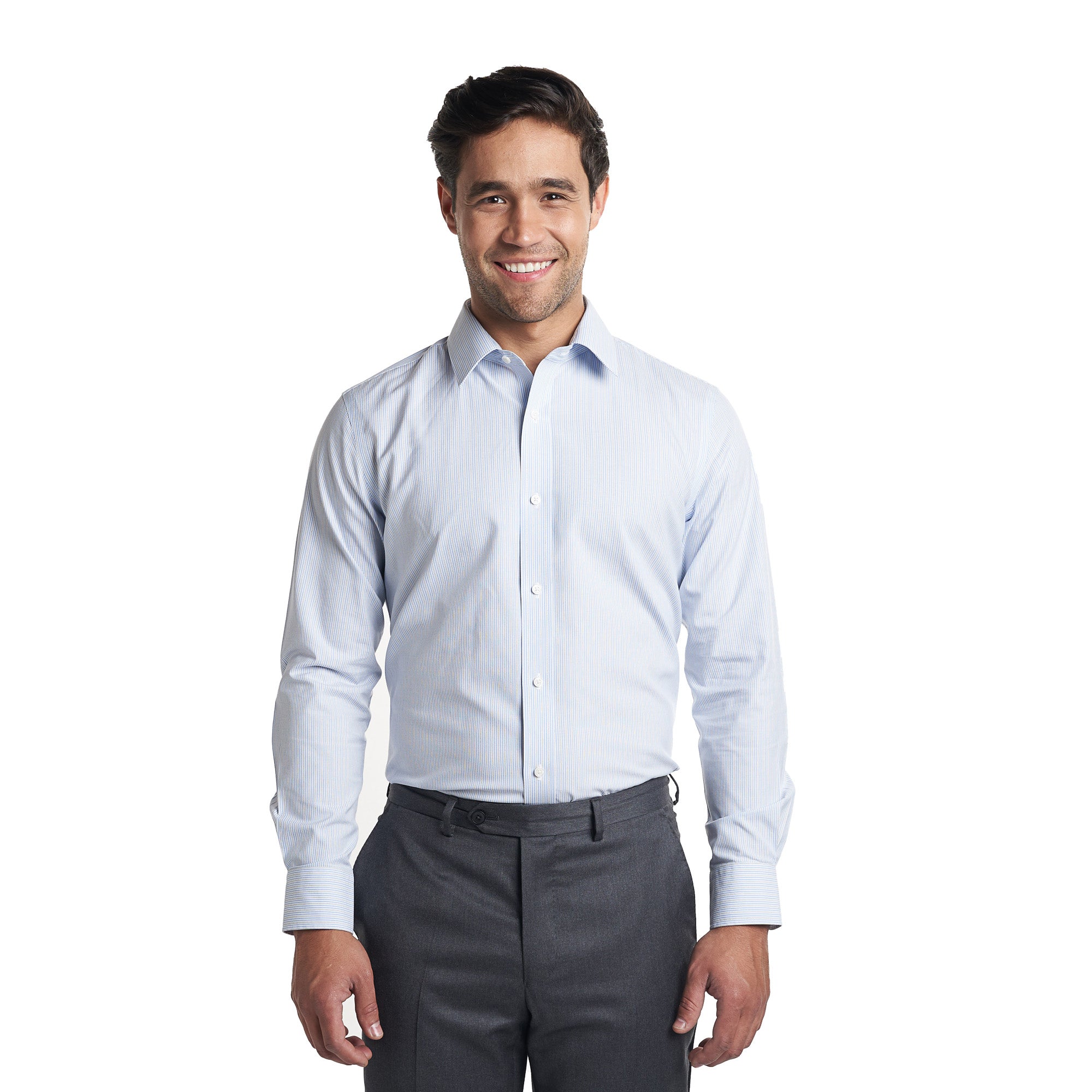 Dress shirt shoulders fit