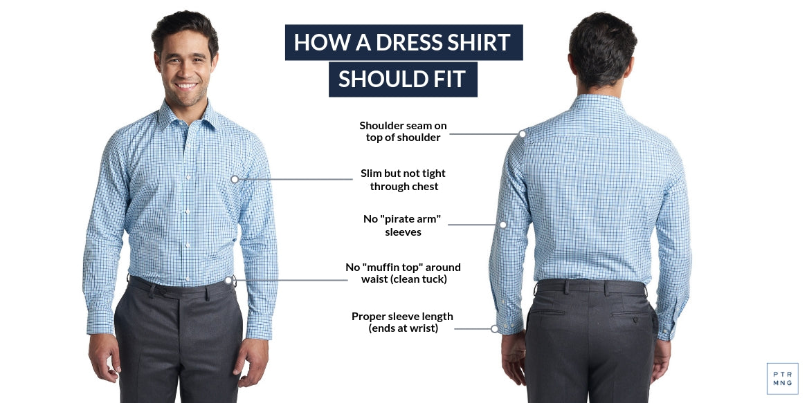 How a dress shirt should fit