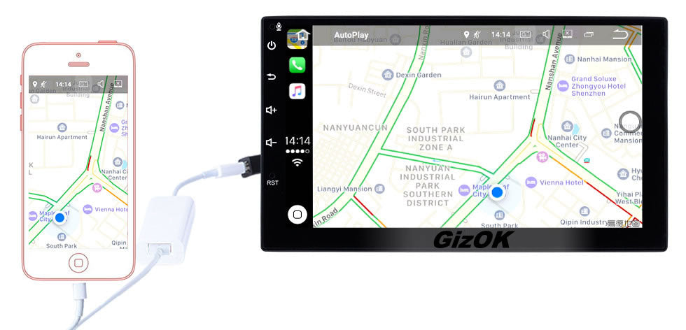 2016 AUDI A3 Car Stereo GPS Navigation System