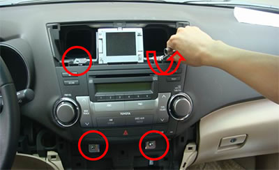 How to Install Toyota Highlander Car DVD Player Navigation