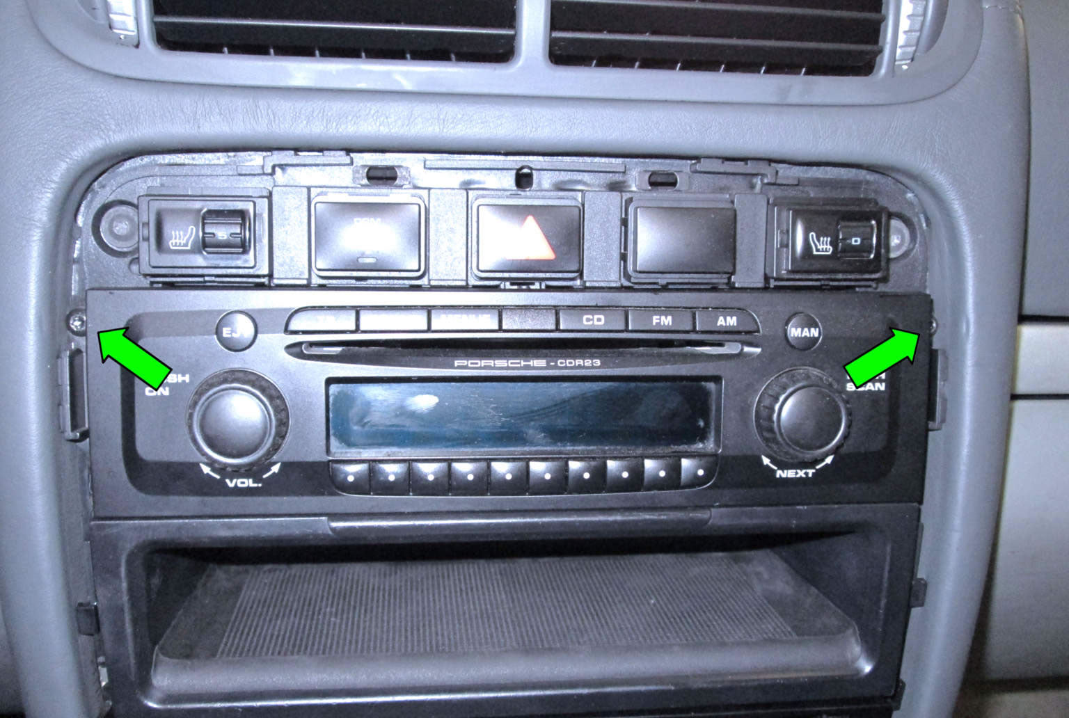 How to Remove Porsche Cayenne Radio / CD