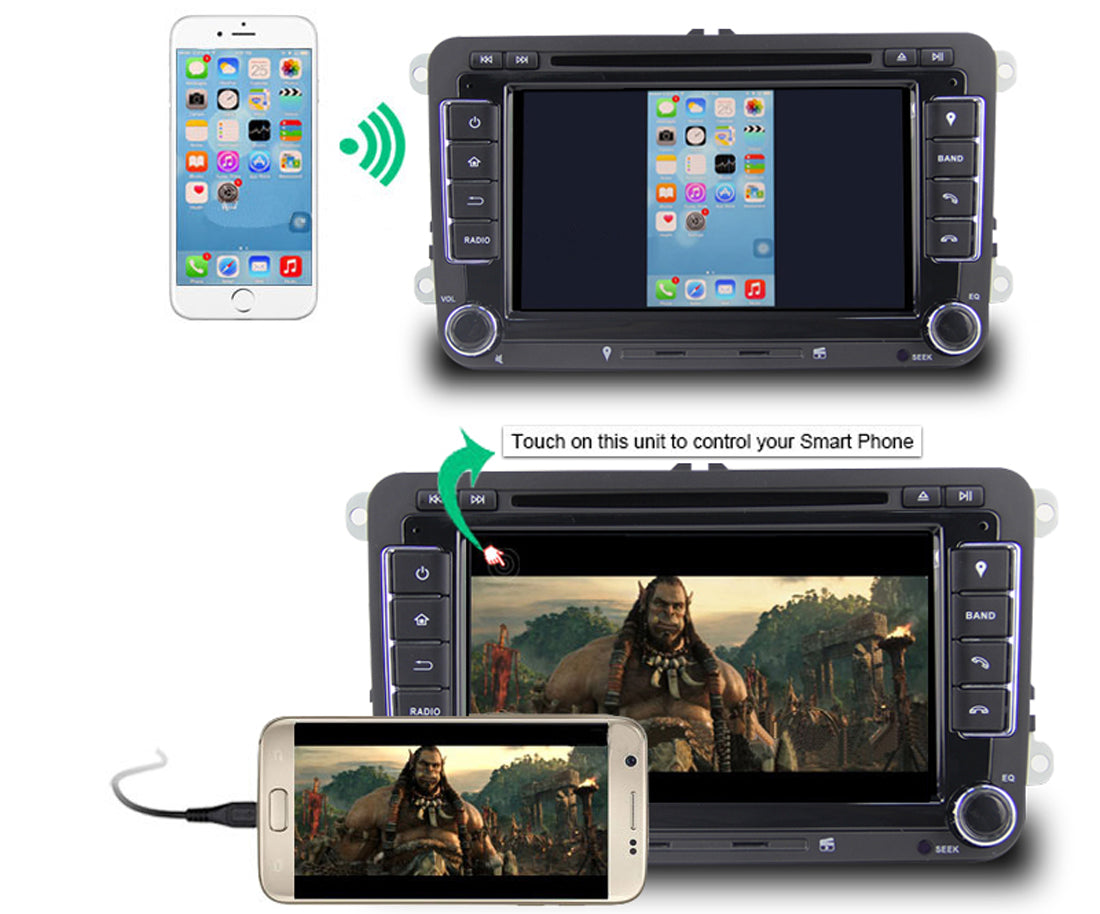 Volkswagen Skoda Magotan Passat Jetta Golf Android Car Stereo