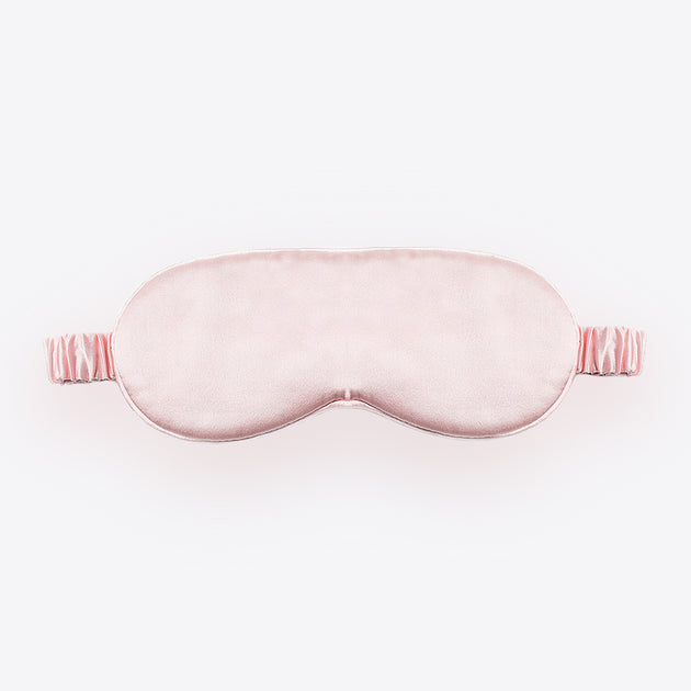 pink silk sleep mask