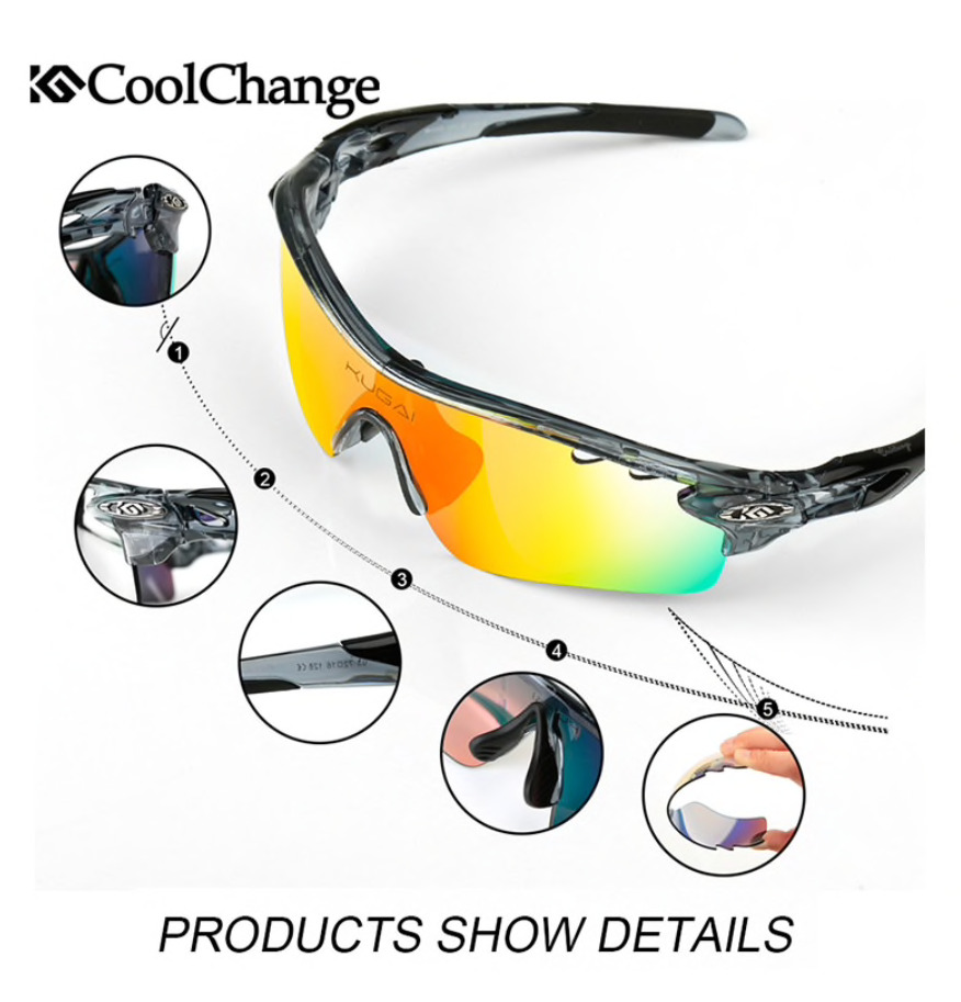 Details about   New Polarized Cycling Sunglasses Eyewear Bike Riding Goggles Sports Glasses US