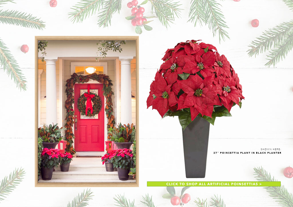 Artificial Poinsettias