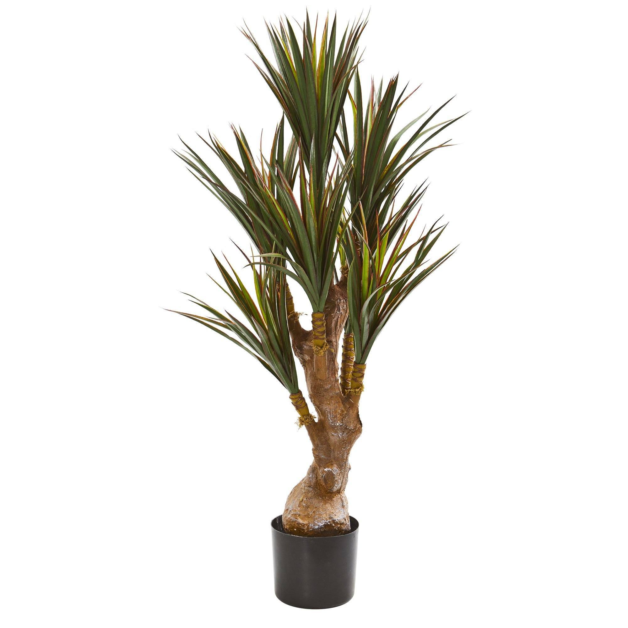 46” Yucca Artificial Tree UV Resistant (Indoor/Outdoor) Nearly Natural