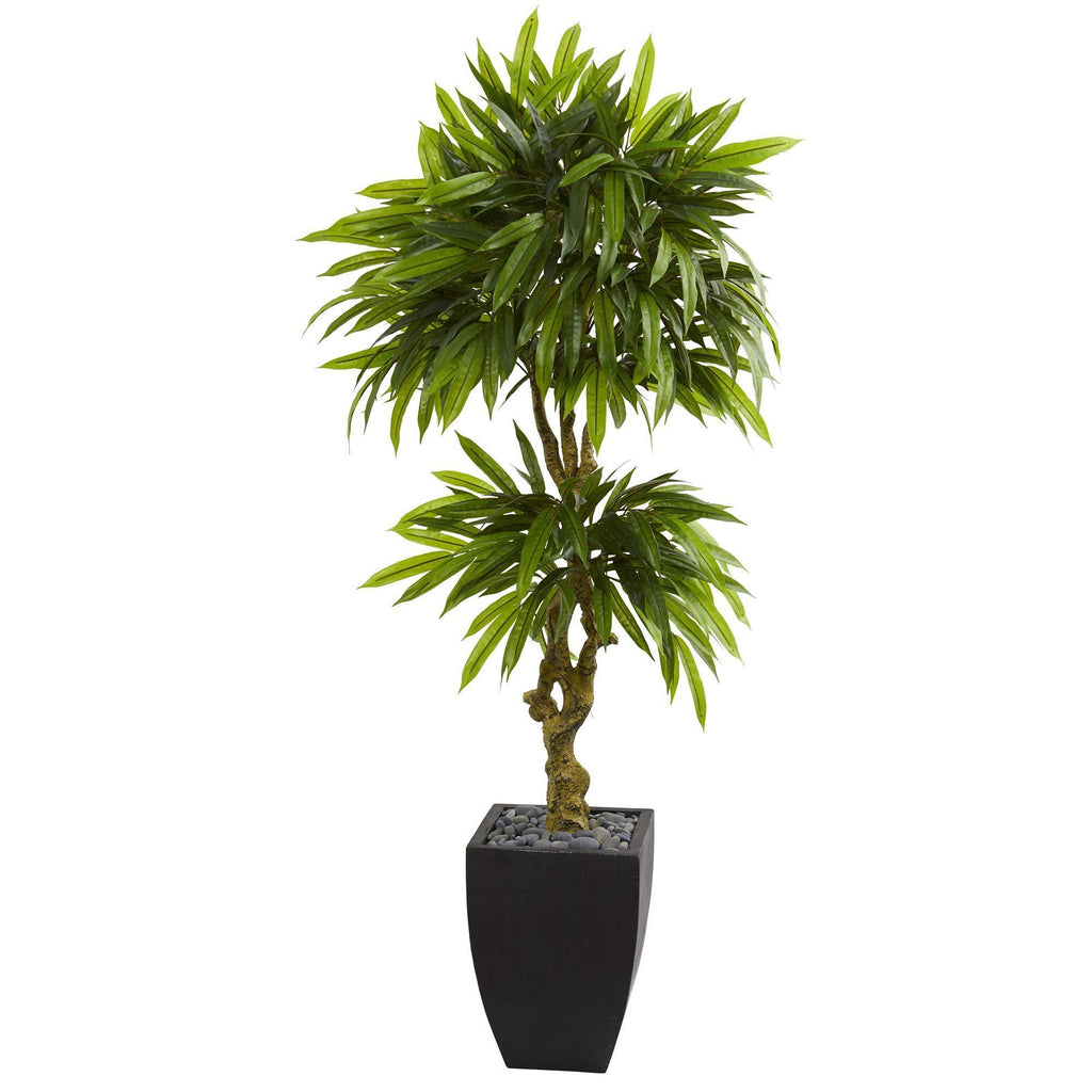 artificial tree mango planter natural indoor outdoor uv resistant nearly plants wash ft silk flowers depot lowes