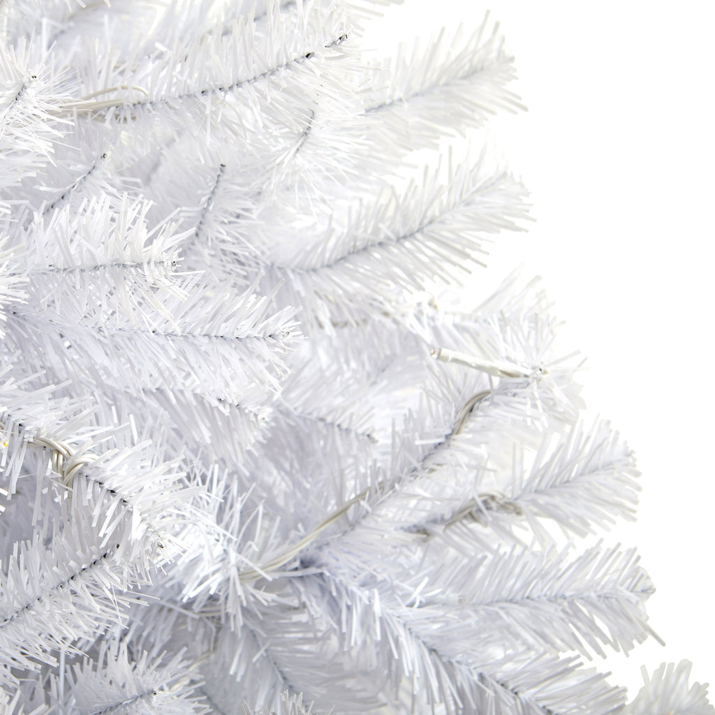 white artificial tree