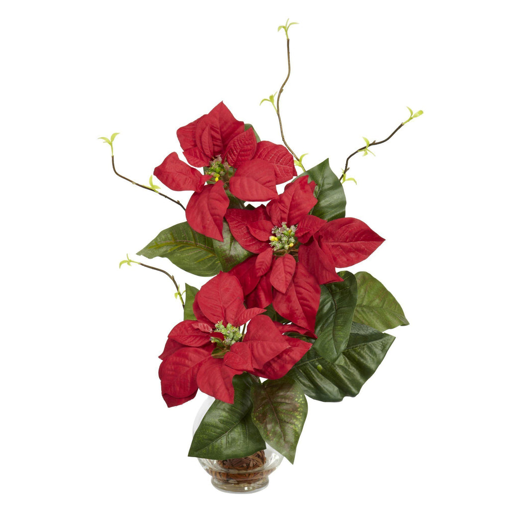 poinsettia flower arrangements