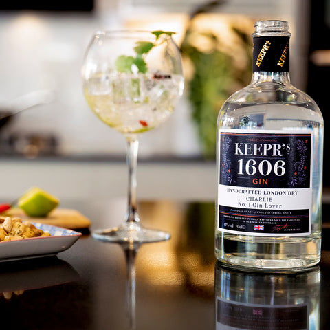 Keepr's 1606 personalised gin