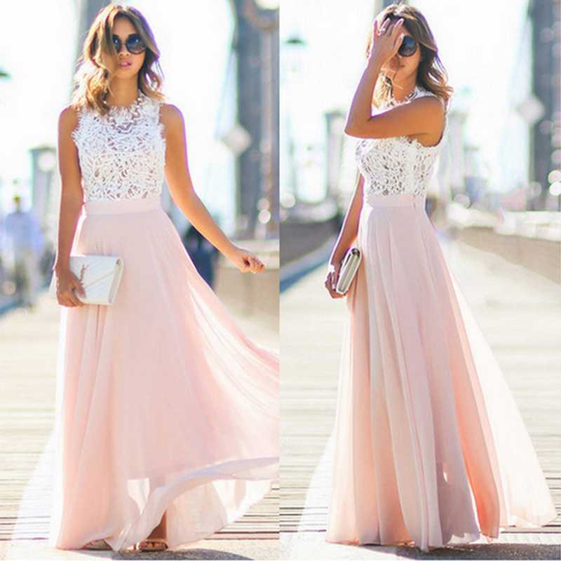 flowy chiffon maxi dress