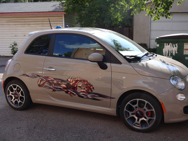 dragon car decal