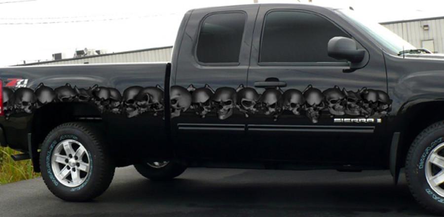 trucks and skulls