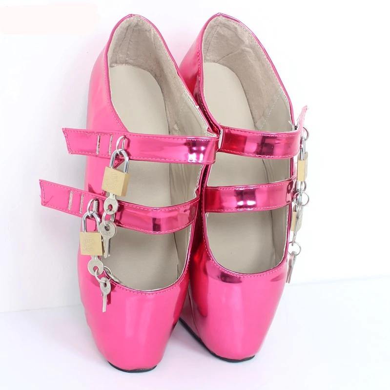 pink ballet heels