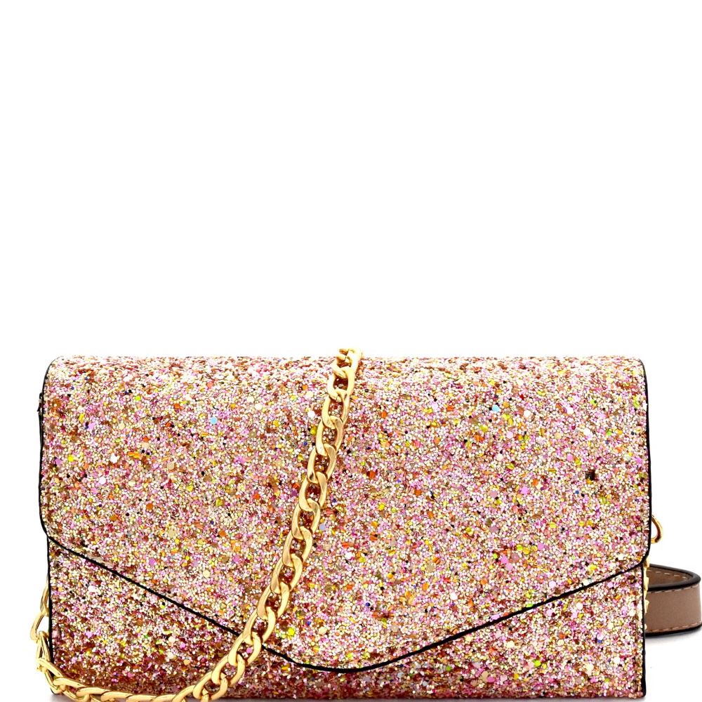 glitter cross body bag