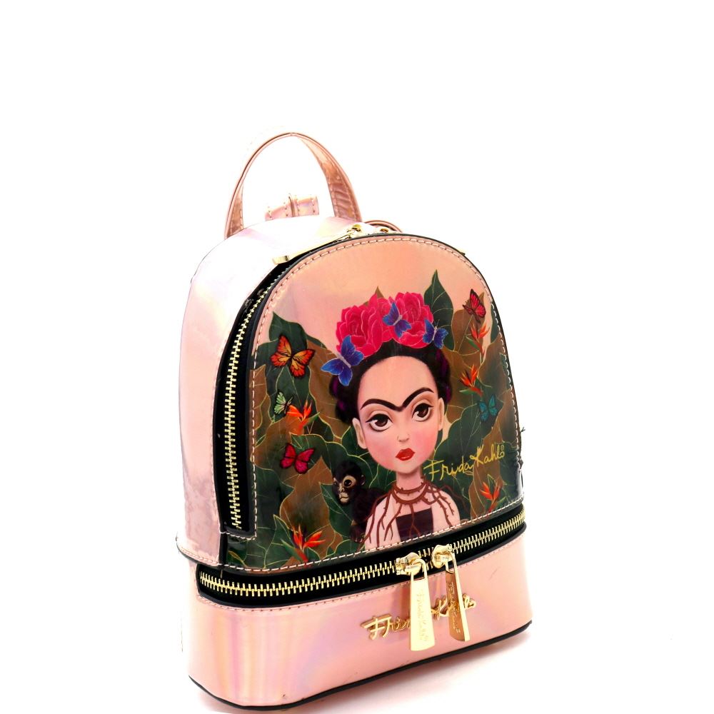 frida kahlo mini backpack