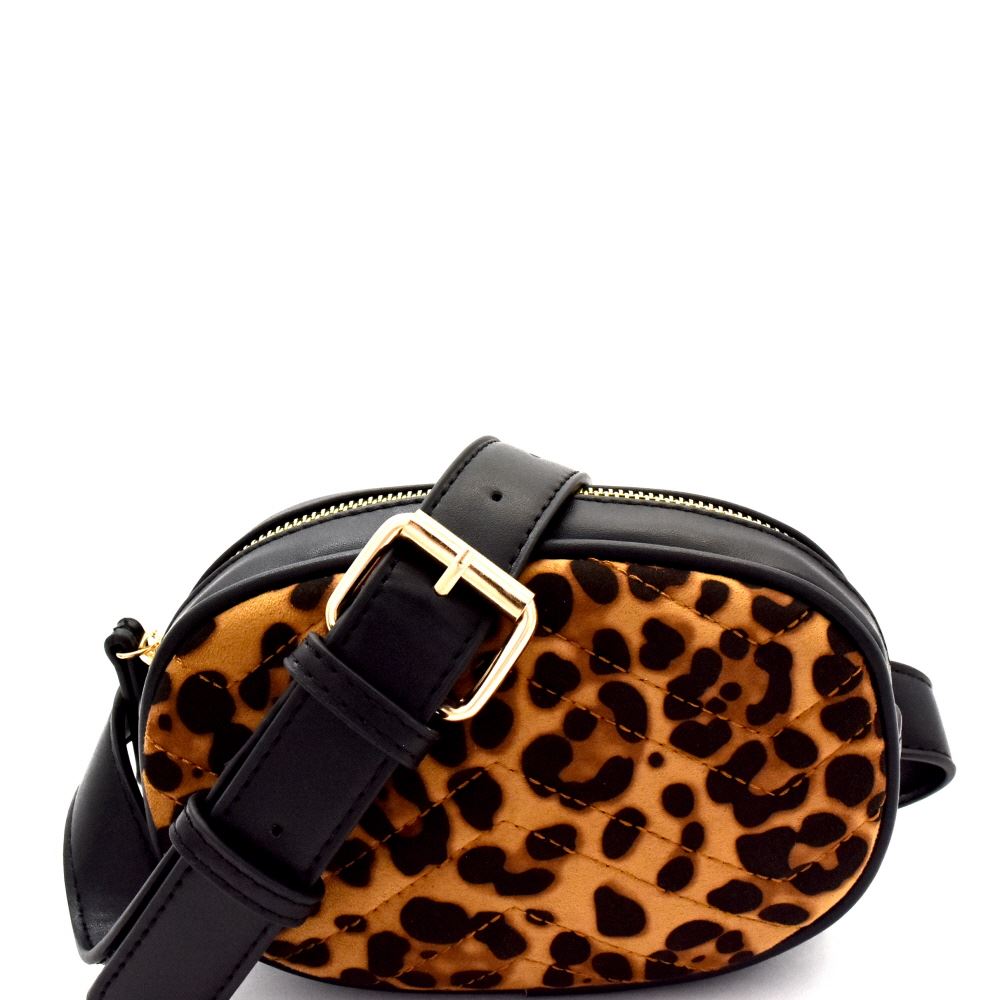 animal print fanny pack