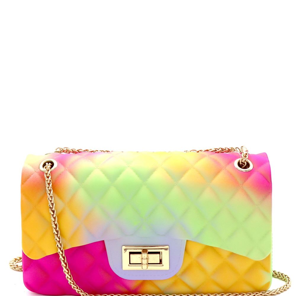 multicolor shoulder bag