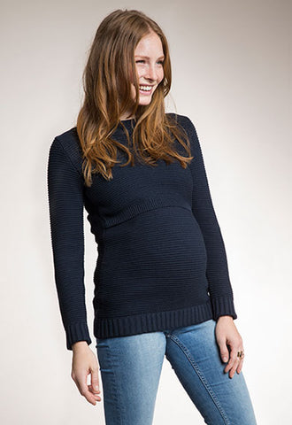 New Boob Nursing Wear Organic Knit Top