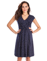 Seraphine maternity polka dot dress cecile 