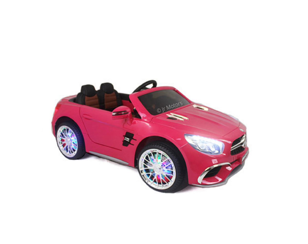 mercedes ride on car pink