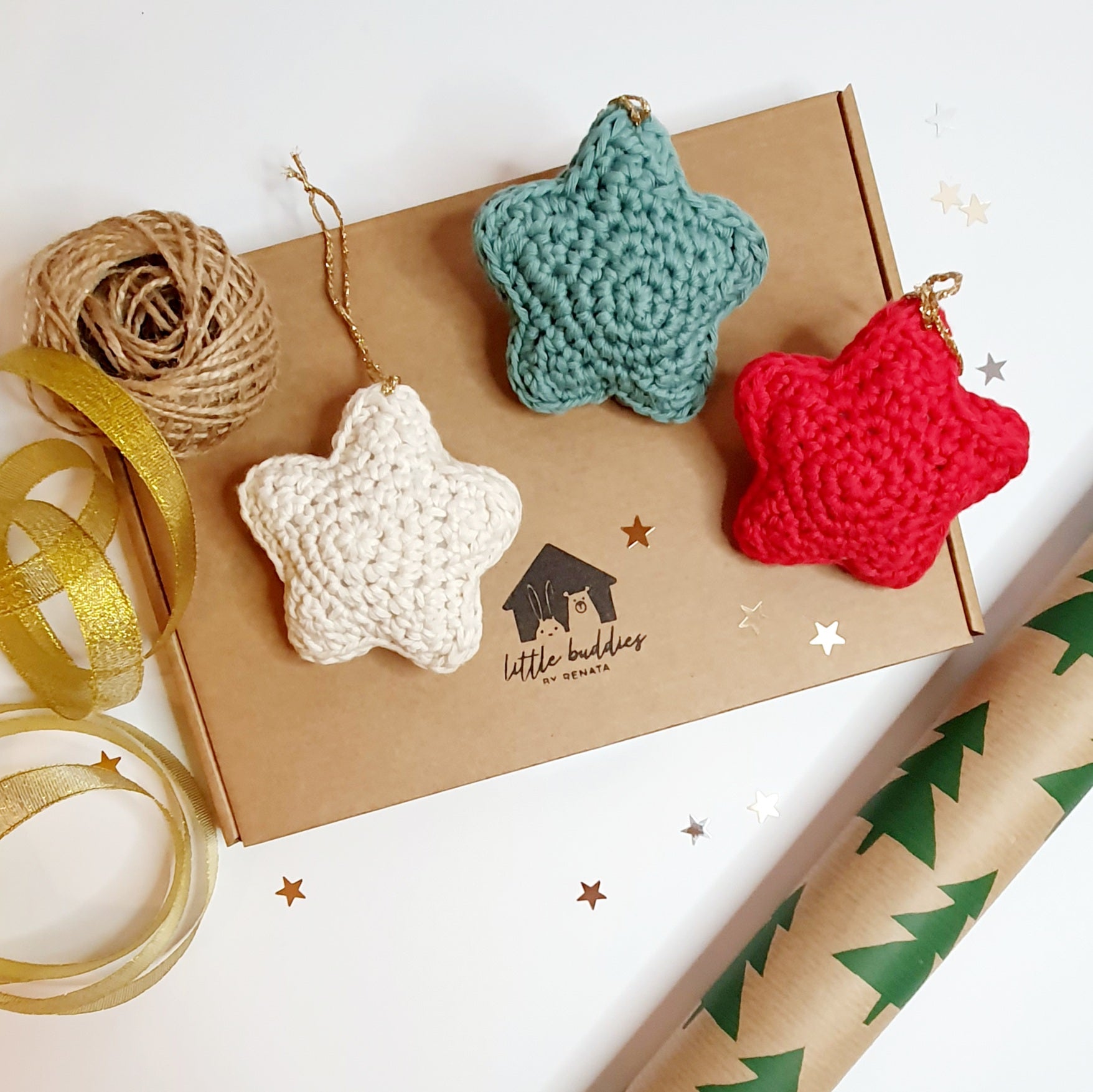 Handmade Crochet Christmas Decoration Star