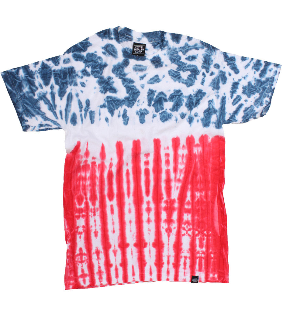 endswealth-corp-american-flag-tie-dye-t-shirt