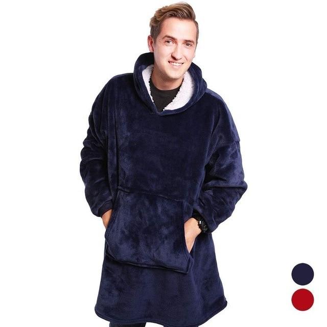 oversized blanket hoodie