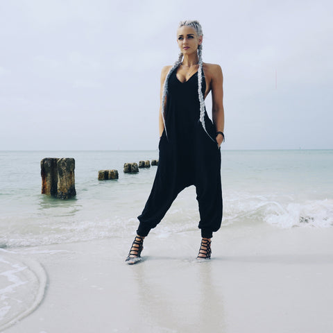 Solid Harem Jumpsuits | Buddha Pants Canada