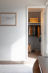 Tween Wardrobe Wallpapered