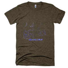 American Apparel Crossfit Hookgrip T-Shirt Short Sleeve Tri-Blend Male Adult -- New With Tags