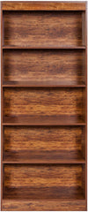 One Space 5-Tier Bookshelf With Adjustable Shelves