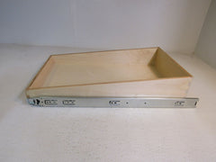 Shelf Genie Slideout Cabinet Shelf 24in L x 14in W x 5-1/8 H Natural