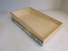 Shelf Genie Slideout Cabinet Shelf 24in L x 14in W x 5-1/8 H Natural