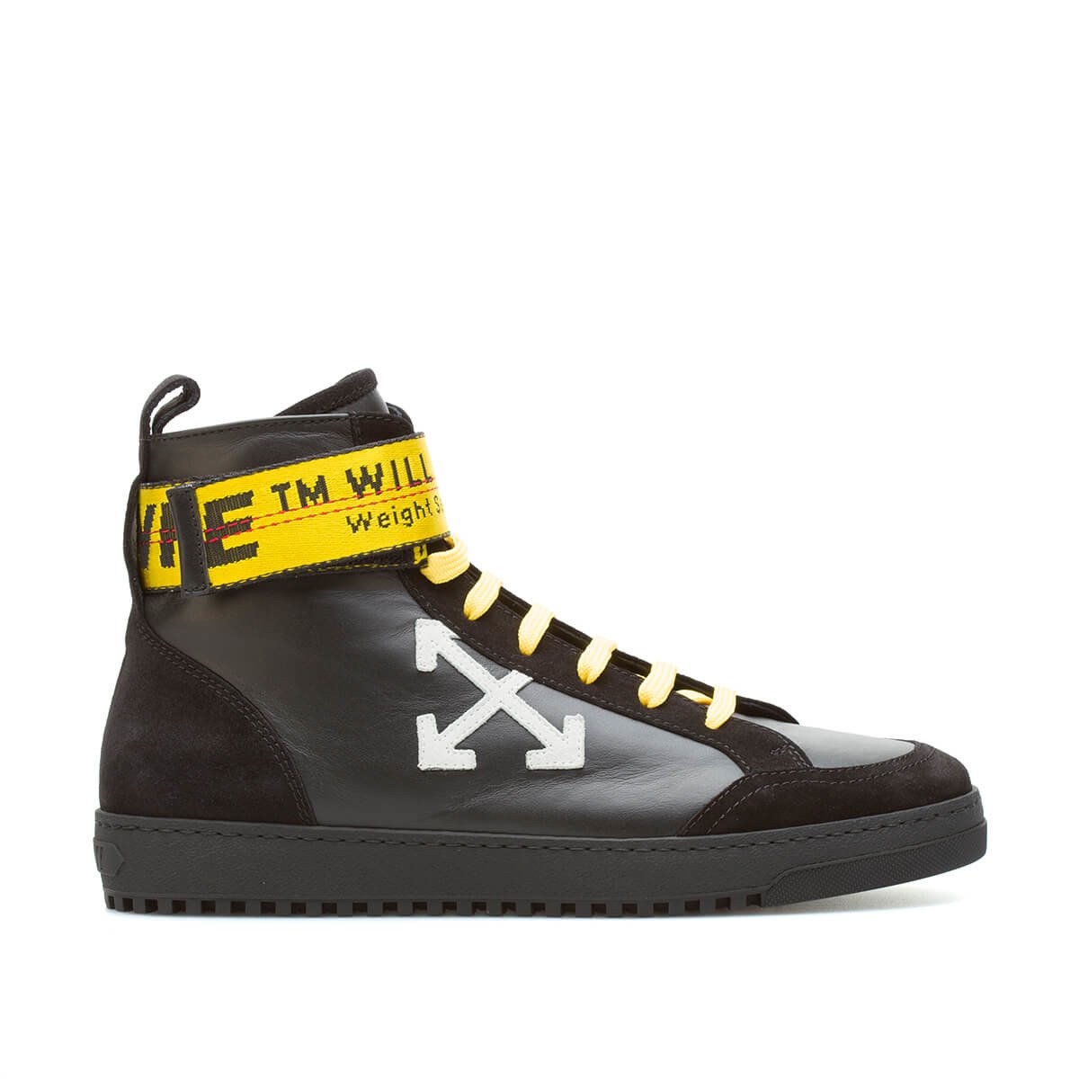 OFF-WHITE High-Top Sneakers Black 