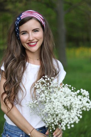 girl wearing tube turban