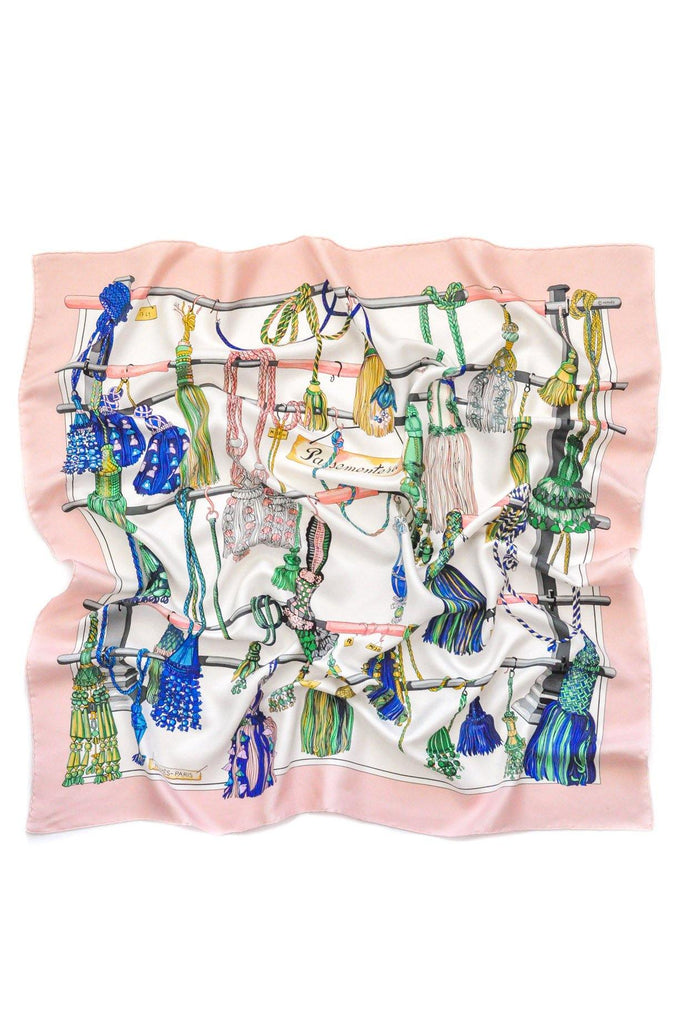 hermes tassel scarf